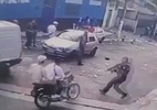 Motociclista morre após fugir de abordagem e ser atingido por fuzil em SP - Reprodução de vídeo