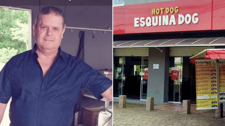 Antônio e a lanchonete: ele trabalhava vendendo hot dog desde 1999