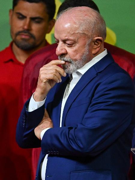 04.10.2026 - Lula após apuração das urnas no 1º turno da disputa com Flávio Bolsonaro à Presidência 04.10.2026 - Lula após apuração das urnas no 1º turno da disputa com Flávio Bolsonaro à Presidência