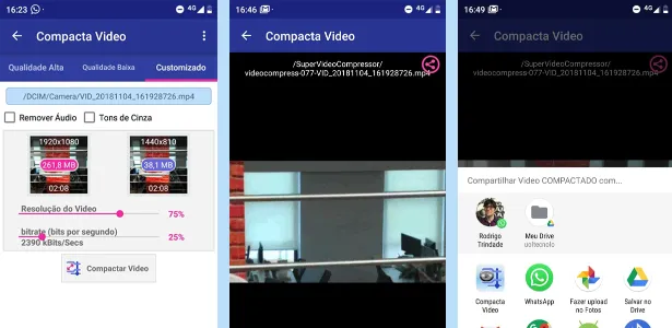 Compressão de vídeo no Android 2 - Reprodução - Reprodução
