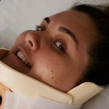 Karina Neustadter Castellanos ficou tetraplégica após ser atingida por onda em Ilhabela (SP) - Reprodução/Kickante
