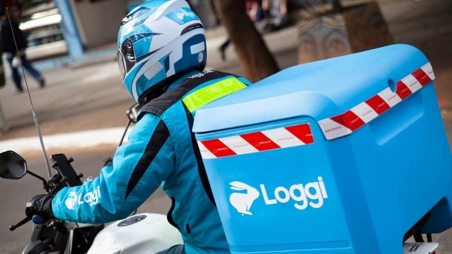 Motoboy da startup de logística Loggi, que recebeu investimento que elevou seu valor de mercado à casa do US$ 1 bilhão. - Divulgação