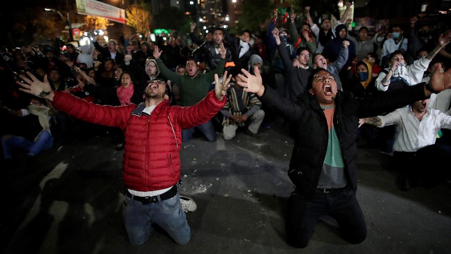 Manifestantes ocupam as ruas de La Paz após denuncia fraude em eleição da Bolívia - Ueslei Marcelino / Reuters