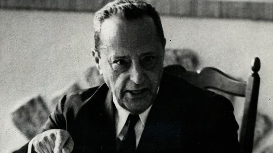 Vice-presidente à época da morte do general Costa e Silva, Pedro Aleixo foi impedido pelos militares de assumir o governo - Arquivo Nacional