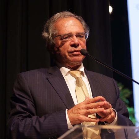 O ministro da Economia, Paulo Guedes, em seminário em Brasília (DF) - Wallace Martins/Futura press/Estadão Conteúdo
