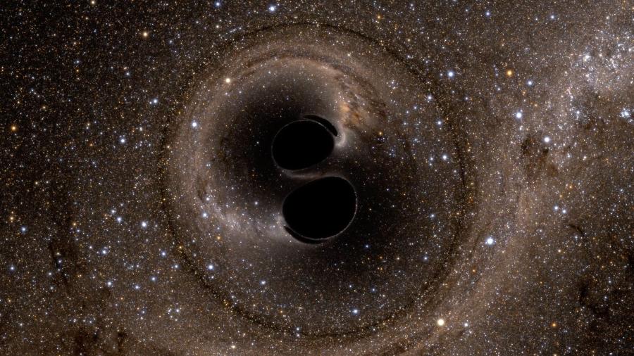 Padrão dos discos de acreção, onde as partículas ficam agregadas, é a chave para o calculo - LIGO