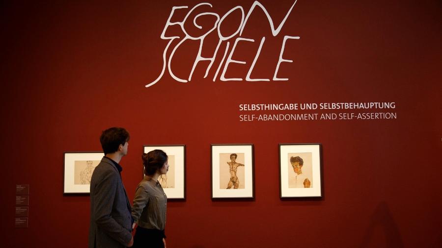 Coleção de obras de Egon Schiele no Leopold Museum, em Viena - Peter Rigaud/ WienTourismus