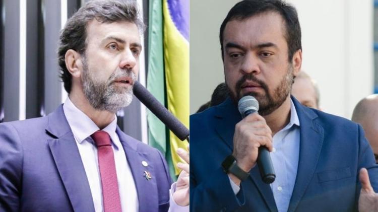 O deputado federal Marcelo Freixo (à esquerda) e o governador do Rio de Janeiro, Cláudio Castro (à direita) - Marina Ramos/Câmara dos Deputados e Wallaca Silva/Fotoarena/Estadão Conteúdo - Marina Ramos/Câmara dos Deputados e Wallaca Silva/Fotoarena/Estadão Conteúdo