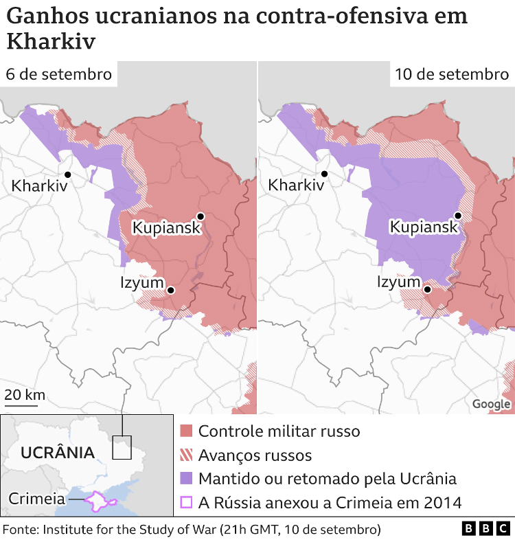Map shows the latest developments in Ukraine - BBC - BBC