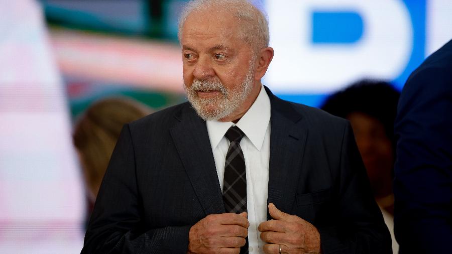 Lula na cerimônia de sanção da nova lei de cotas, no Palácio do Planalto