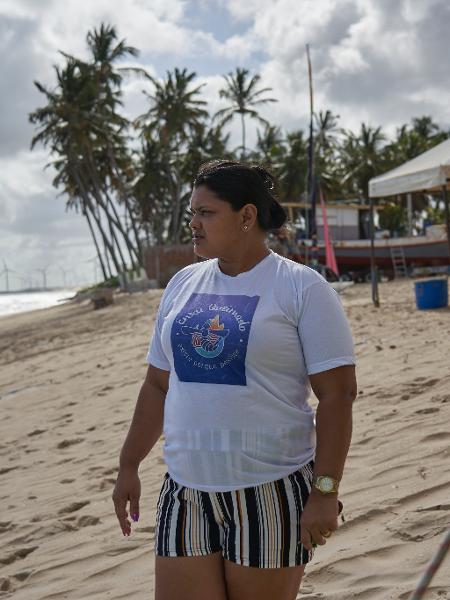 Maria Joelma Martins, presidente da Colônia de Pescadores de Enxu Queimado