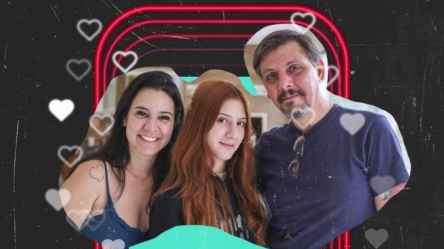 Vanessa, Liz e Fernando Macedo