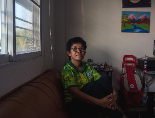 Lennie Visbal é filipina e não vê o próprio marido há 13 anos - Lauren DeCicca/The New York Times