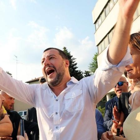 Matteo Salvini, ministro do Interior, é parte de endurecimento contra imigração na Itália - EPA