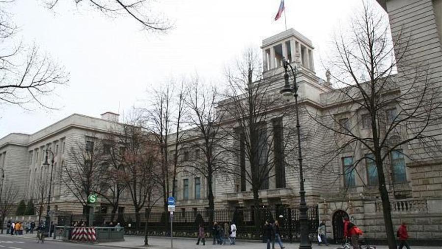 Embaixada da Rússia em Berlim, capital da Alemanha - Reprodução/Wikimpapia