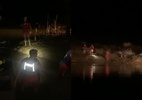 PMs entram em rio durante perseguição e morrem afogados em Goiás - Corpo de Bombeiros Militar de Goiás/Reprodução de vídeo