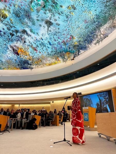 Teresa Cristina abre reunião da ONU em Genebra.