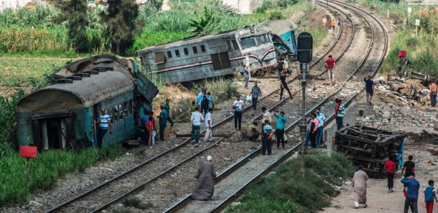 O acidente aconteceu na área de Jorshed, perto da estação ferroviária do município de Abis, vizinho a Alexandria - AFP
