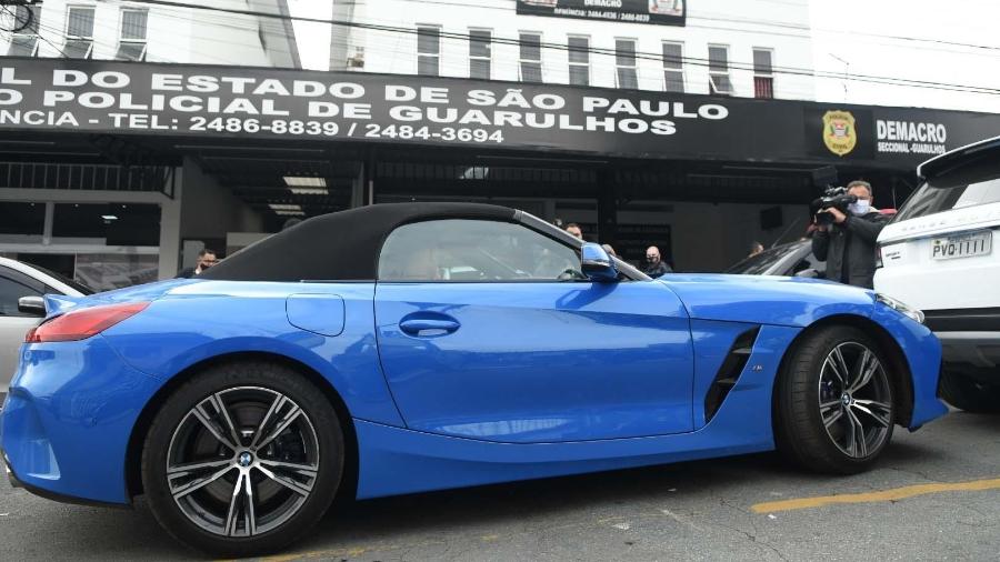 3.jun.2020 - Carro de luxo apreendido em operação da Polícia Civil de Guarulhos contra lavagem de dinheiro - Rômulo Magalhães/Futura Press/Estadão Conteúdo