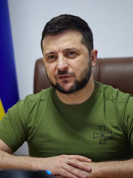 O presidente ucraniano Volodymyr Zelensky - Presidência da Ucrânia/via Reuters