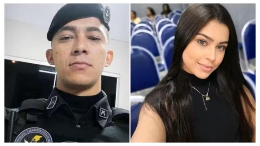 Maxsuelio Pereira Vicente e a namorada, Iara Félix, morreram em um acidente de moto