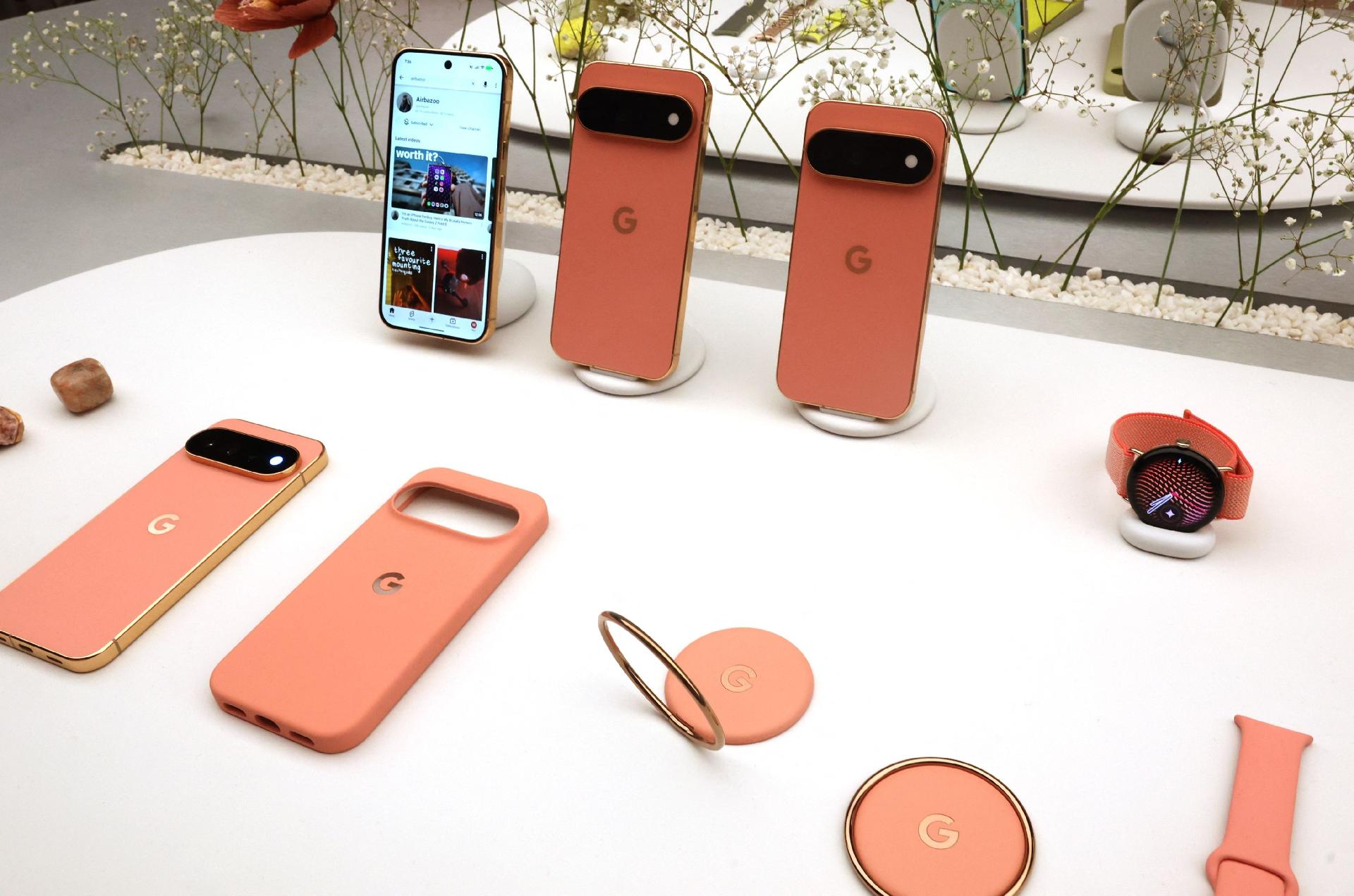 Celular Pixel 11 Pro, desenvolvido pelo Google, exposto durante evento da empresa em Nova York, nos EUA - undefined