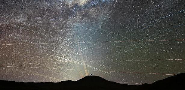 Image for Céu congestionado: constelação de satélites atrapalham telescópios na Terra