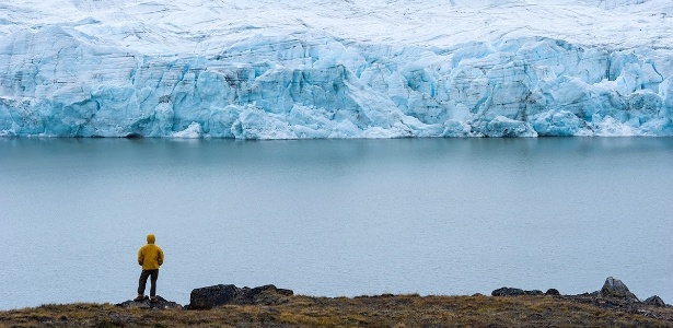 Estruturas de gelo na Groenlândia: pesquisadores encontraram vestígios congelados da época do Antigo Império Romano - Jason Edwards/National Geographic Creative