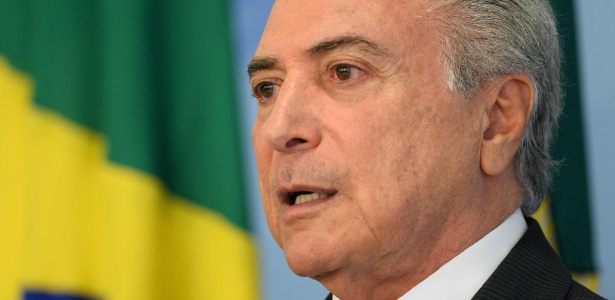29.dez.2016 - O presidente Michel Temer no Palácio do Planalto, em Brasília - AFP Photo/Andressa Anholete