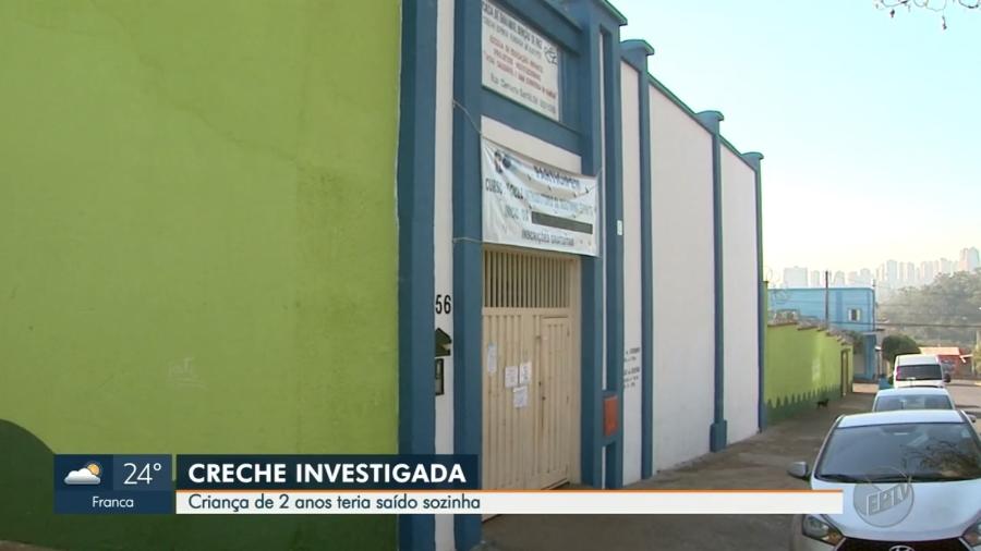 Caso aconteceu na Creche Casa de Emmanuel Benção de Paz, em Ribeirão Preto (SP) - EPTV/Reprodução