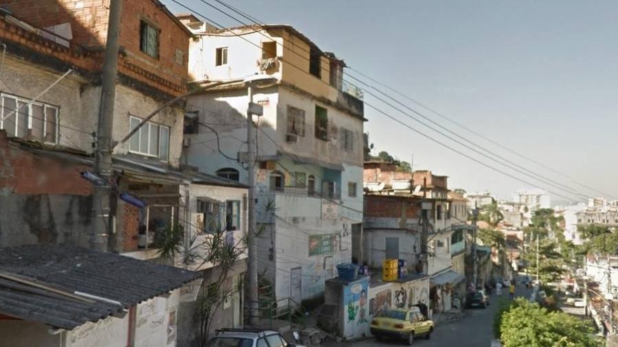 Morro dos Macacos, no Rio de Janeiro - Reprodução/Google Street View