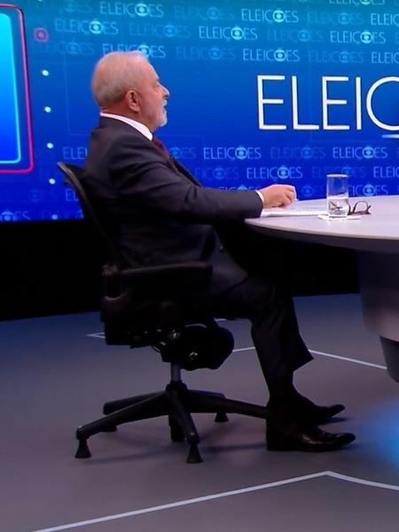 Lula participa de entrevista ao "Jornal Nacional", da TV Globo - Reprodução/TV Globo