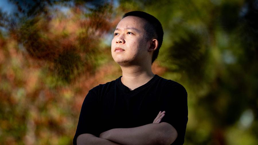 Zeng Jiajun trabalhou aplicando políticas de censura do governo chinês quando trabalhava para o TikTok - Josh Edelson/AFP