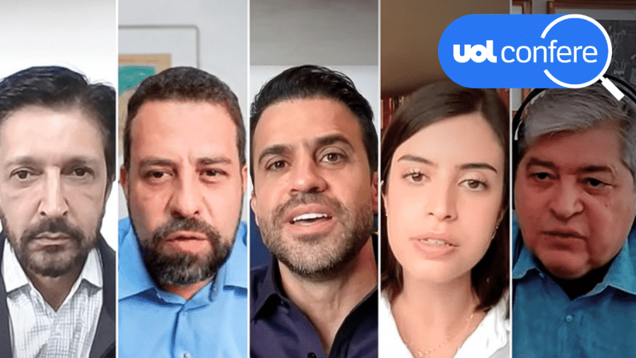 Candidatos à prefeitura de São Paulo participaram das sabatinas UOL/Folha