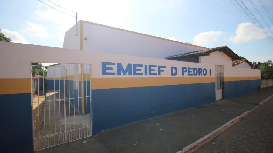 Escola Dom Pedro I, na zona rural de Heliópolis (BA)