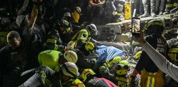 Sobrevivente é resgatada após 35 horas sob escombros na Colômbia