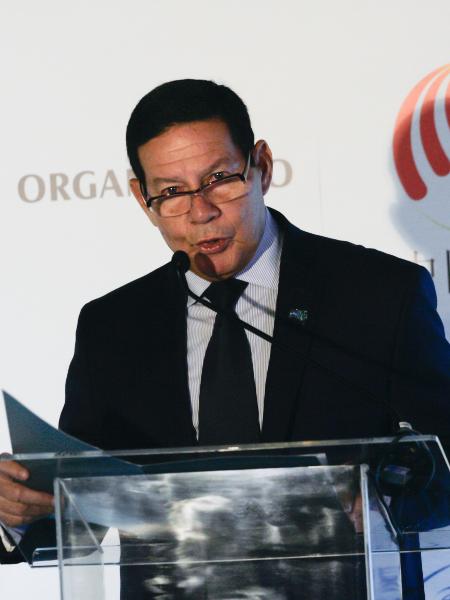 O vjce-presidente, Hamilton Mourão - Leco Viana/TheNews2/Estadão Conteúdo
