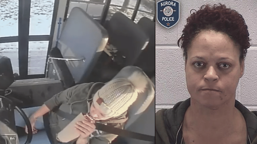 Michelle Passley, motorista de ônibus escolar, foi presa por beber enquanto dirigia a serviço - Reprodução