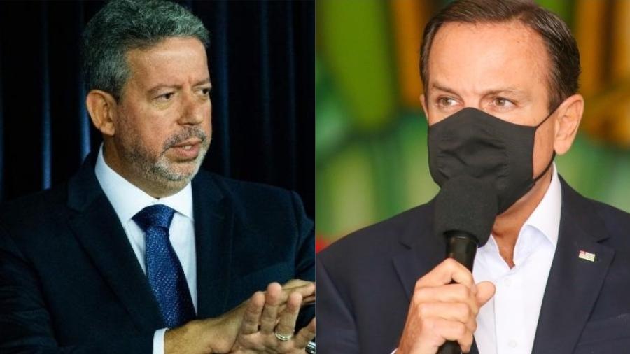 Arthur Lira e João Doria divergem sobre alta dos combustíveis - Kleyton Amorim/UOL e Divulgação/Governo do Estado de São Paulo
