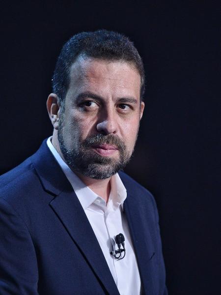 Guilherme Boulos (PSOL) durante o debate da Band Guilherme Boulos (PSOL) durante o debate da Band