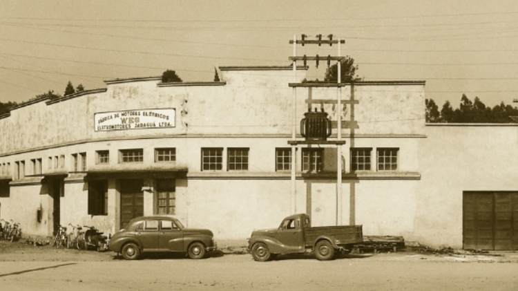 WEG foi fundada em 1961, em Jaraguá do Sul, Santa Catarina