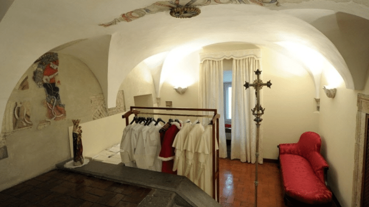 Sala das Lágrimas, na Capela Sistina Sala das Lágrimas, na Capela Sistina