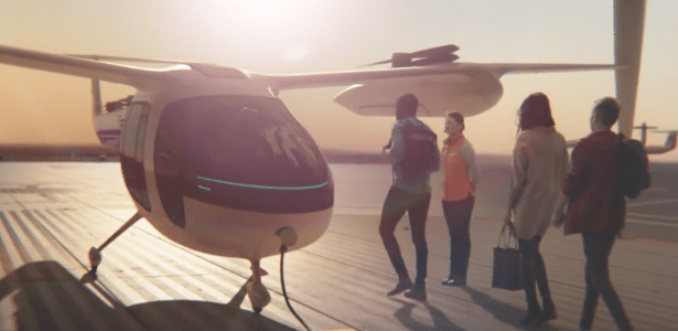 Uber voador pode virar realidade em um futuro próximo - Reprodução