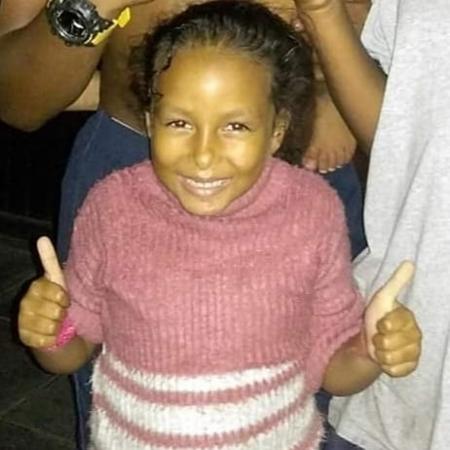 Kauane Cristhiny Soares Rodrigues, 6 anos, cujo corpo foi encontrado em uma vala em Mongaguá - Reprodução/Redes Sociais