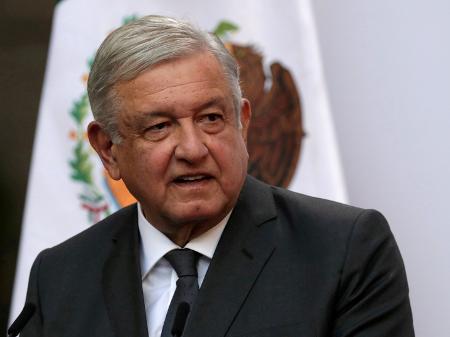 Presidente do México, Andrés Manuel López Obrador, no Palácio Nacional, na Cidade do México - Henry Romero/Reuters