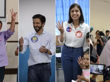 Candidatos à prefeitura, Boulos, Nunes, Tabata e Datena votam em São Paulo