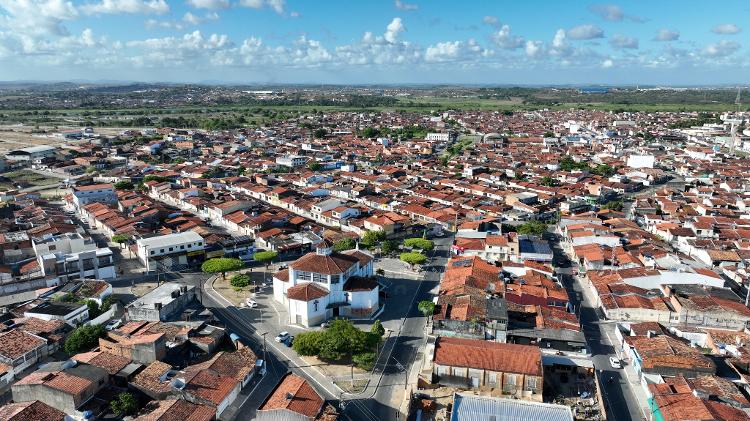 Vista aérea de São Cristóvão (SE)