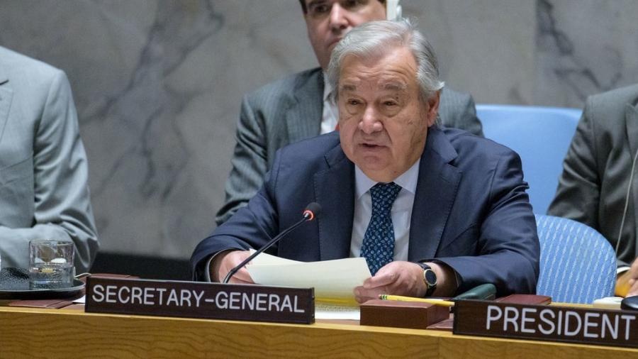 António Guterres diz que conflito pode acender chama incontrolável - ONU/Manuel Elias