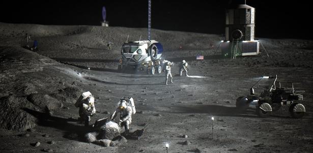 Cidades lunares podem durar apenas 100 anos sem água potável