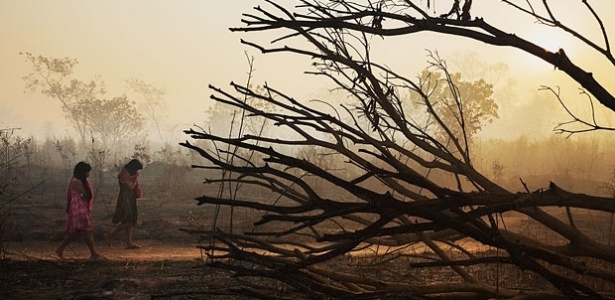 Desmatamento e seca ameaçam índios do Xingu - Lalo de Almeida/ Folhapress